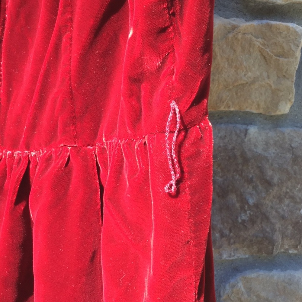 Vintage handmade ruffle dress farmers market night out shin dig🎀 - Picture 6 of 8